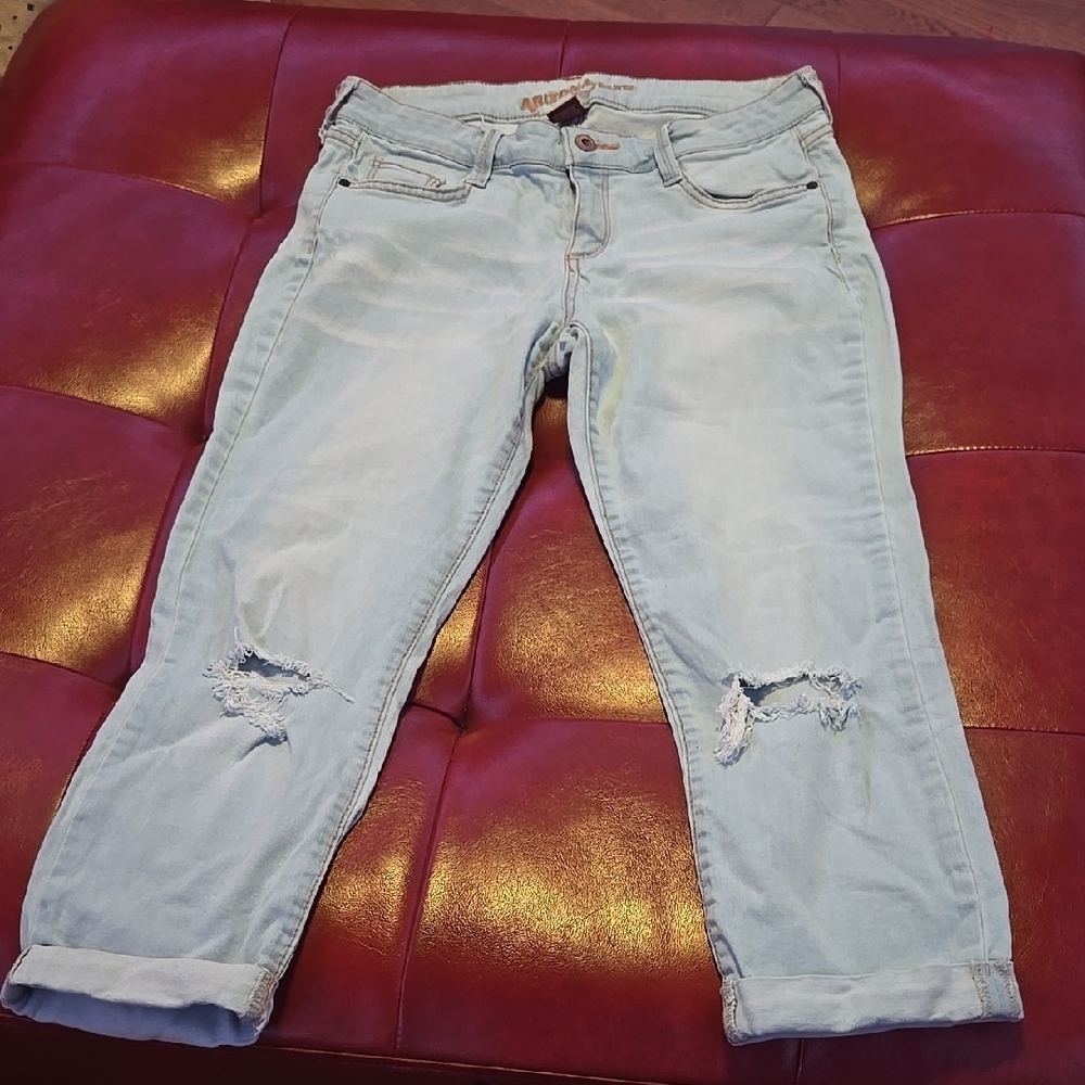Light Blue Distressed Women's Jeans